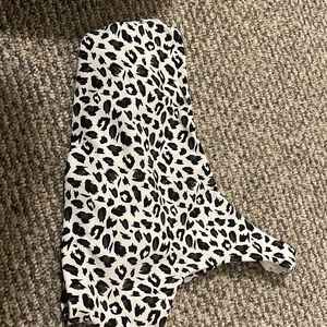 One shoulder sports bra size large